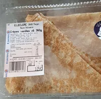 Crêpes vanille