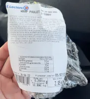 Wrap poulet curry