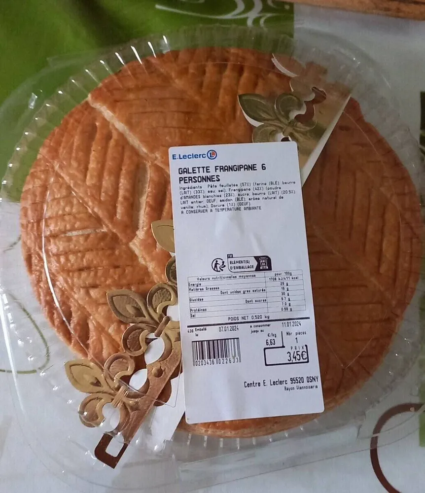 Galette frangipane