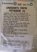 Croissants crème pâtissière