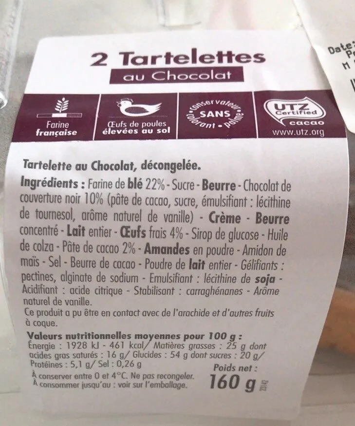 Tartelettes au chocolat