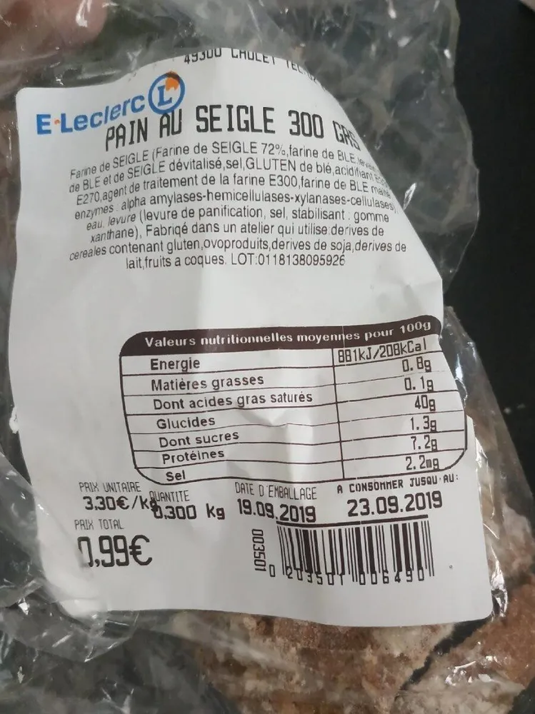 Pain au seigle
