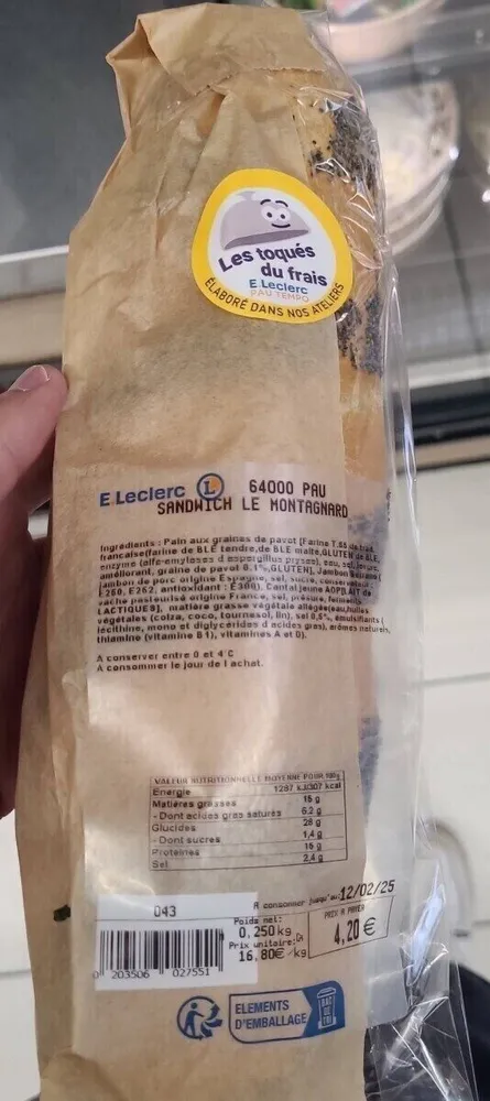 Sandwich le montagnard