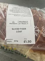 Sliced tiger loaf