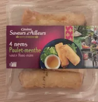 4 nems poulet-menthe