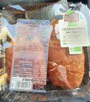 2 pains au chocolat bio/ 2 croissants