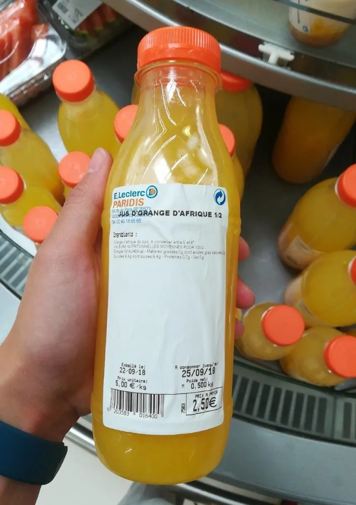 Jus d'orange d'Afrique
