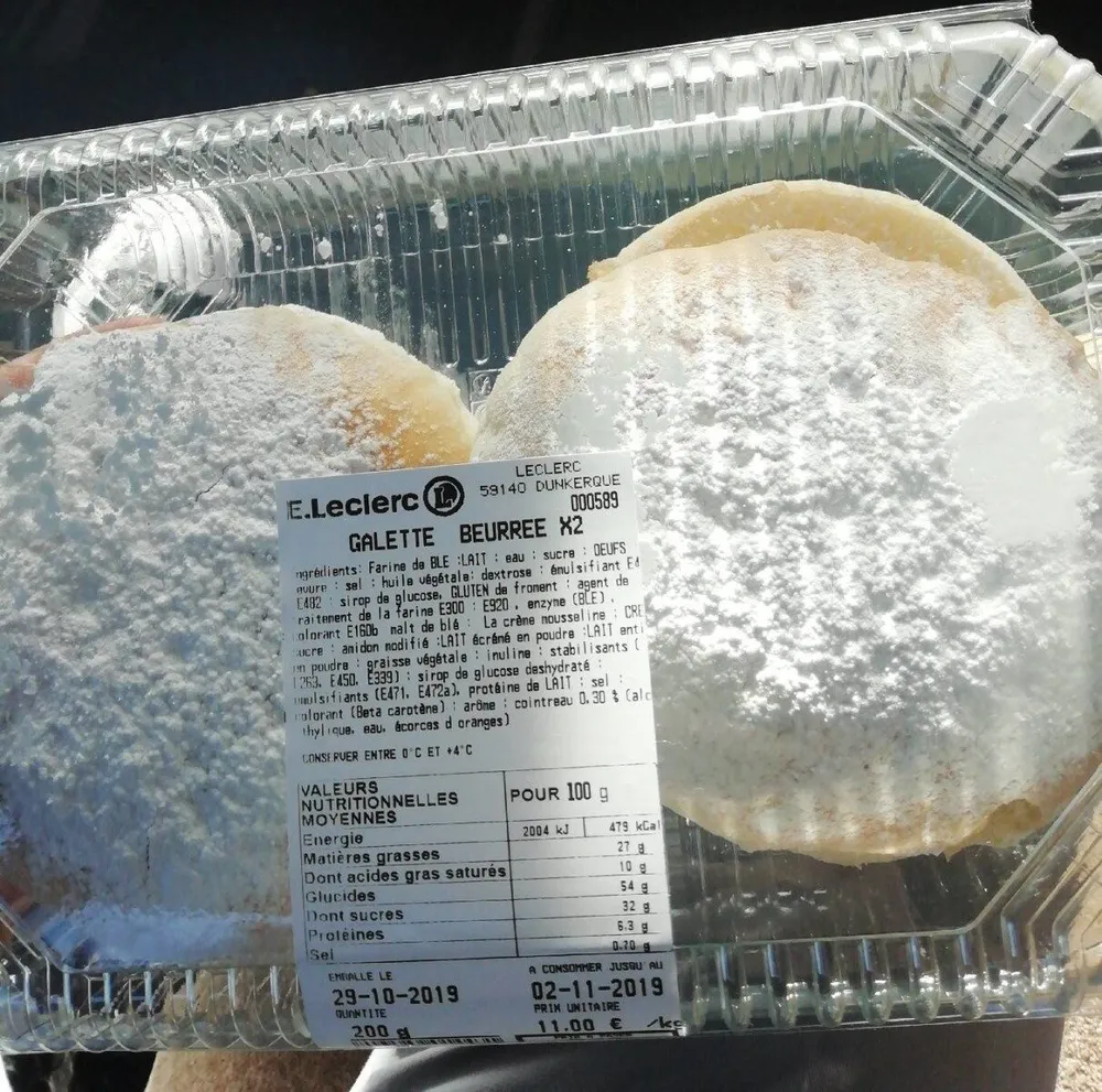 Galette beurree