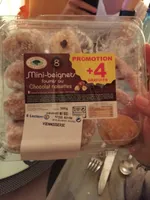 Mini beignets fourres au chocolat noisette