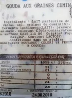 Gouda aux graines de cumin