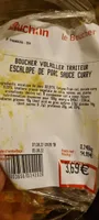 Escalope de porc sauce curry