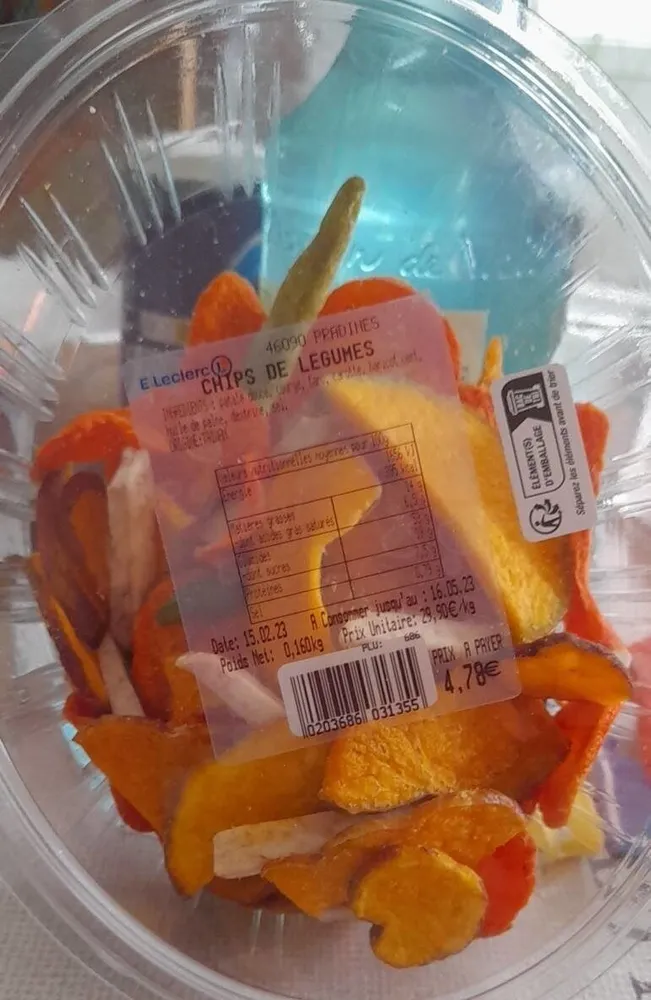 Chips de legumes