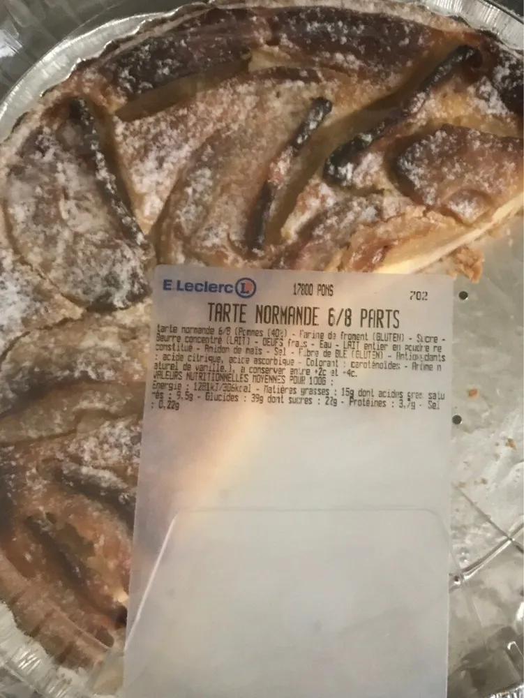 Tarte Normande
