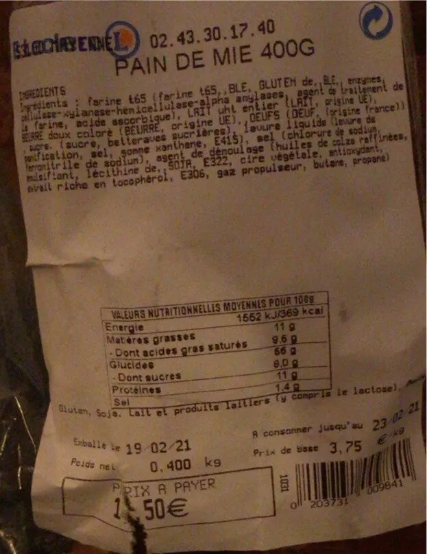 Pain de mie