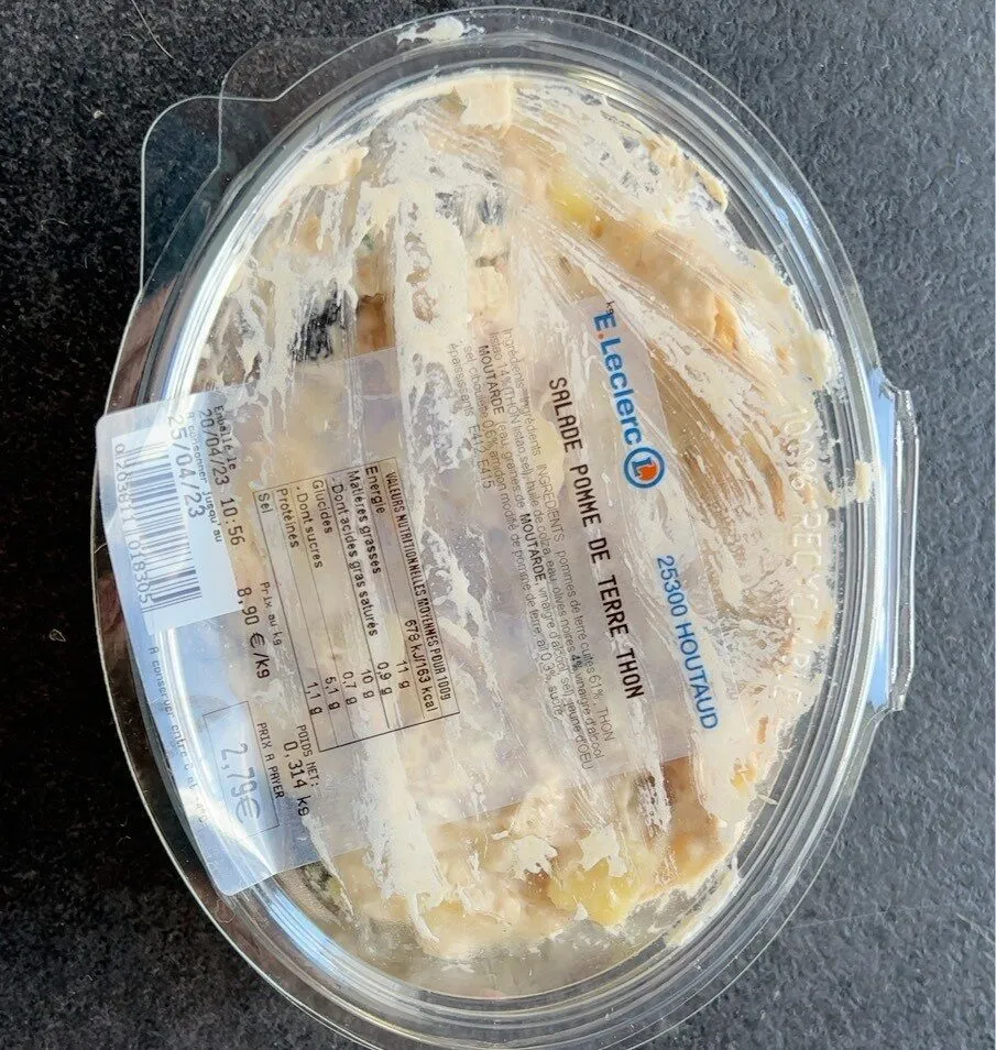 Salade pomme de terre thon