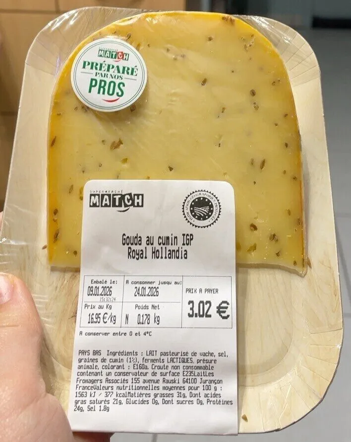 Gouda au cumin