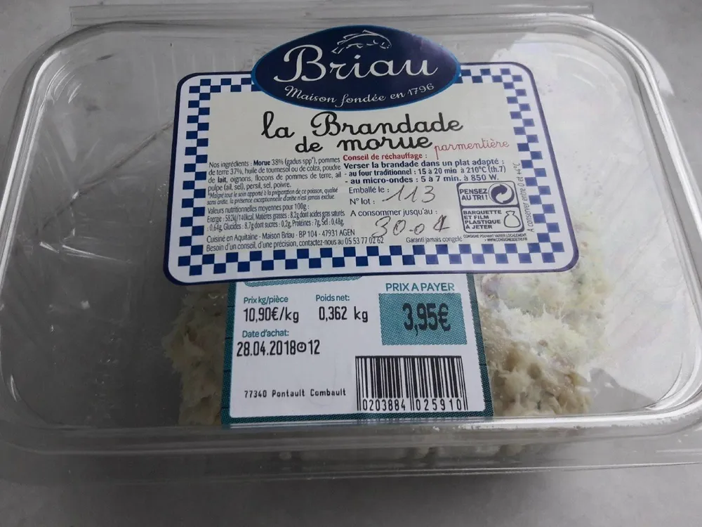 La brandade de morue