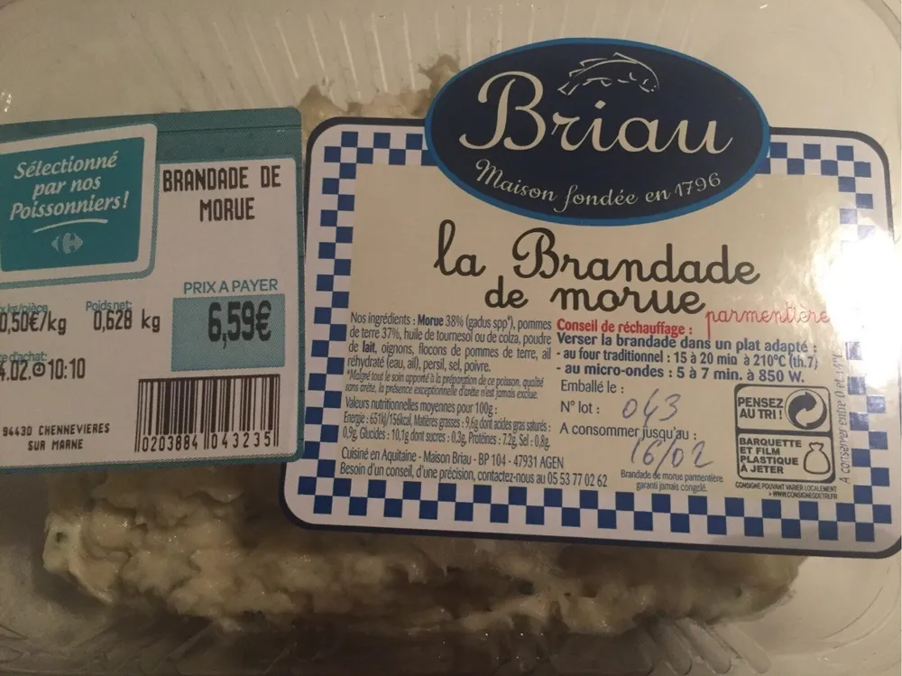 la Brandade de morue