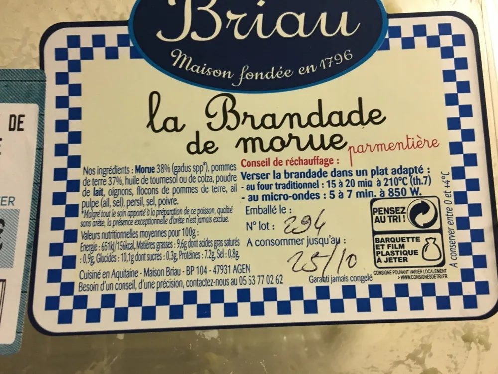 Brandade de morue