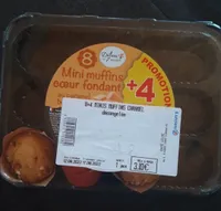 Mini muffin au cœur fondant au beurre de caramel