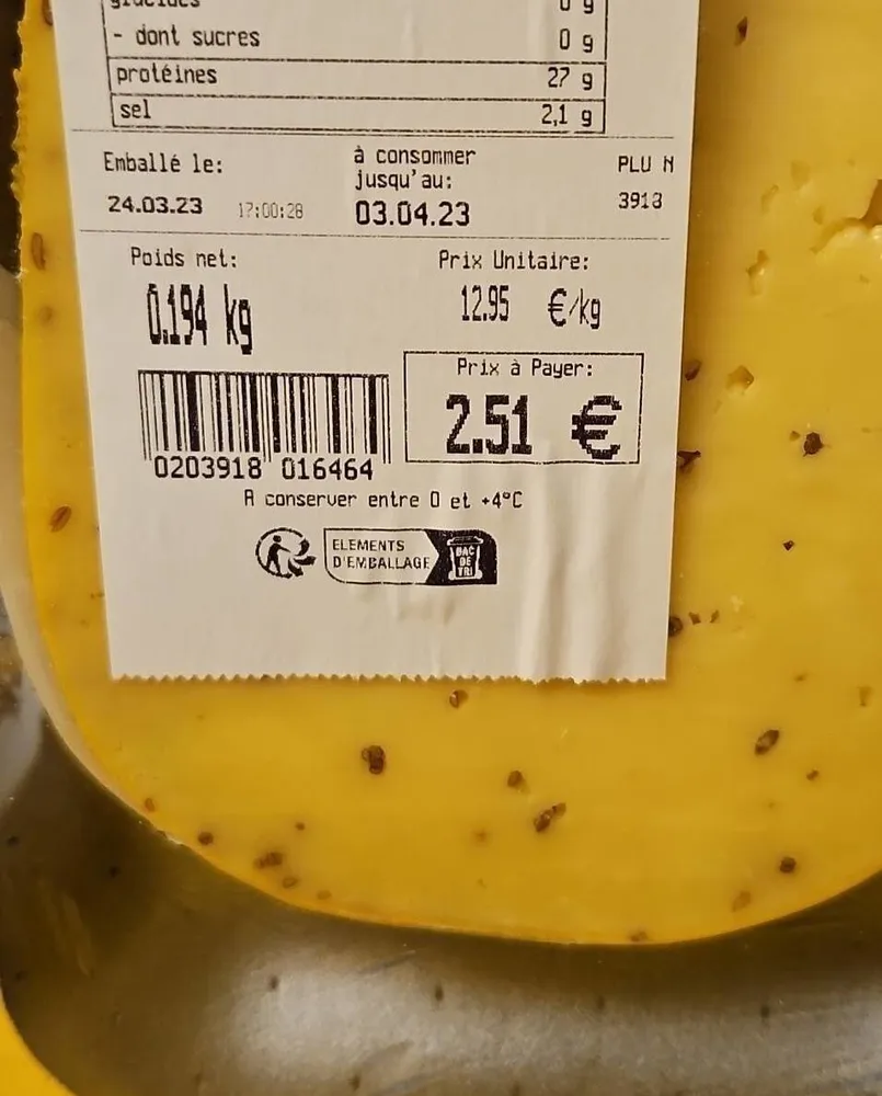 Gouda au cumin frico