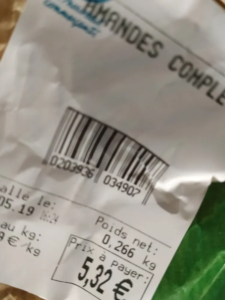amandes completes
