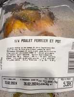 Poulet fermier roti 1/4