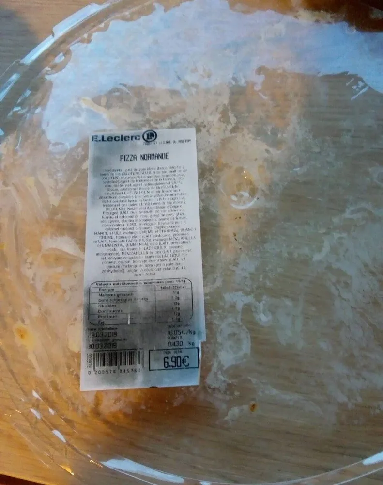 Pizza normande