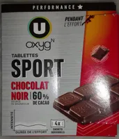 Tablettes sport chocolat noir