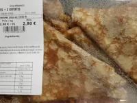 Crêpes rayon boulangerie