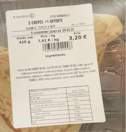 Crèpes