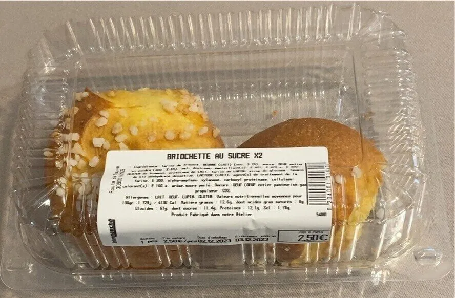 Briochette au sucre