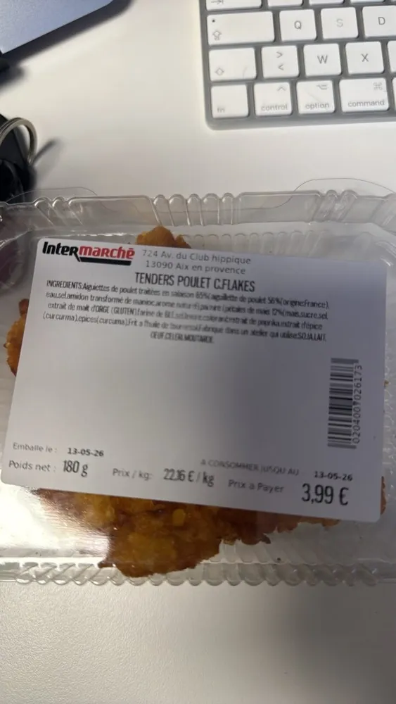 TENDERS POULET C.FLAKES