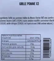 Grillé aux pommes