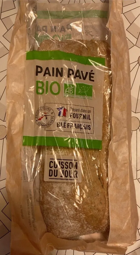 Pain pavé bio
