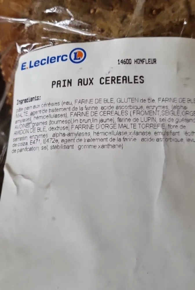Pain aux céréales