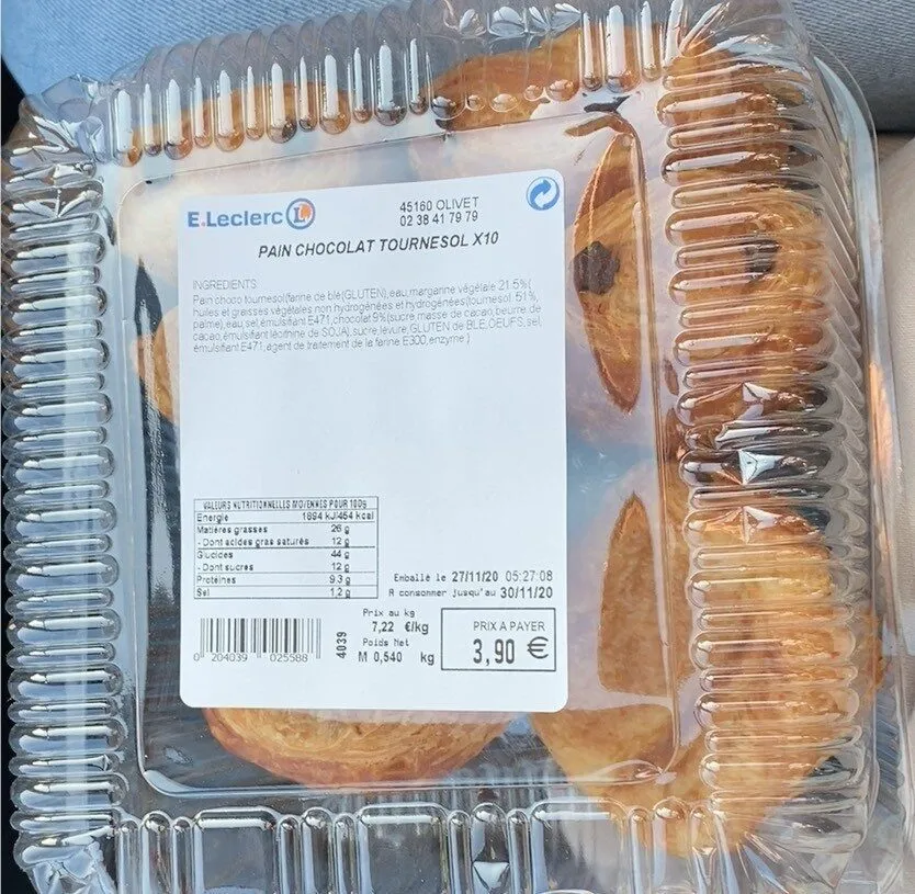 Pain aux chocolat