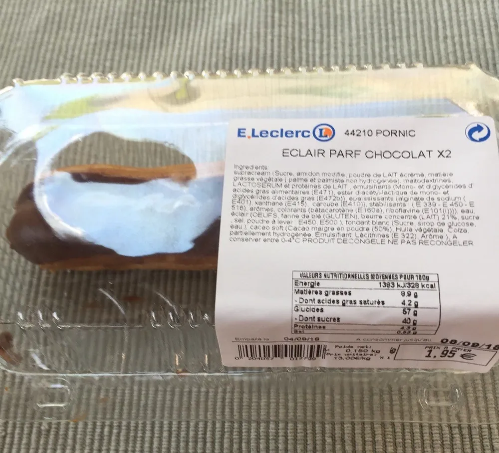 Eclair chocolat x2