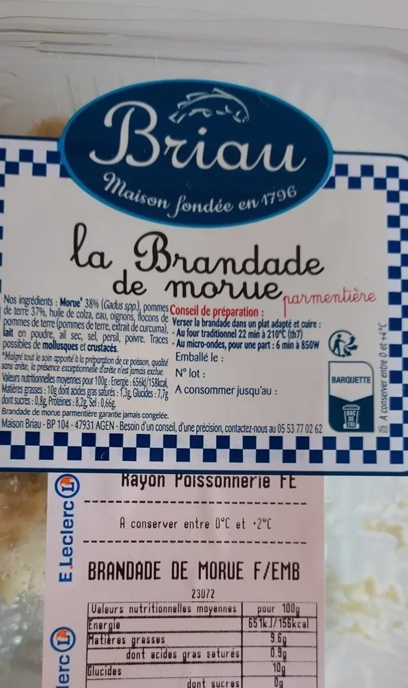 Brandade de morue