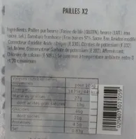 Pailles framboise