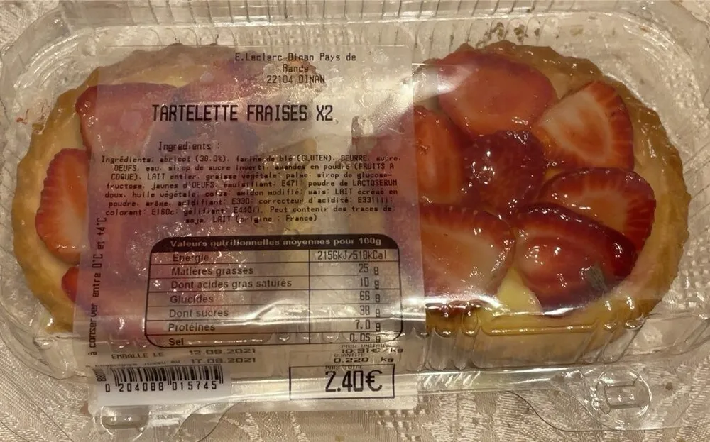 Tartelette fraises