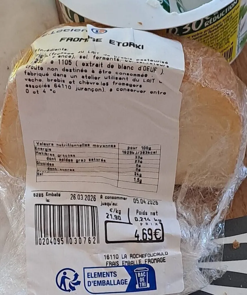 Fromage Etorki