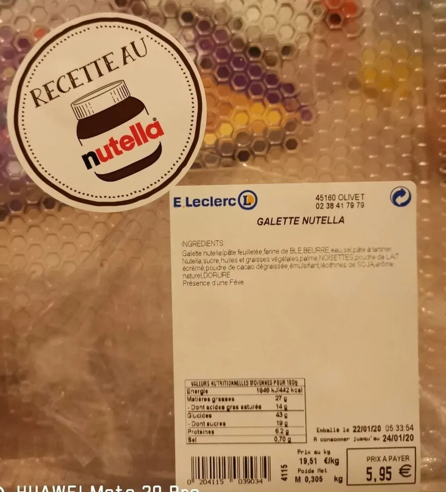 Galette Nutella