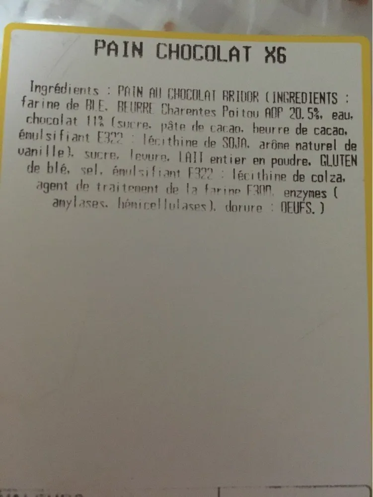 pain au chocolat