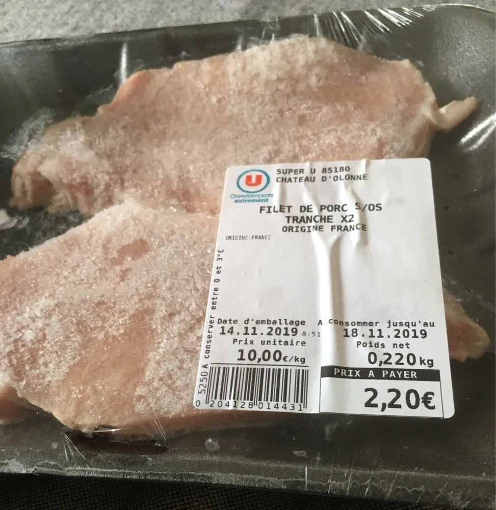 Filet de porc