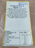 Suisse pépite de chocolat Leclerc