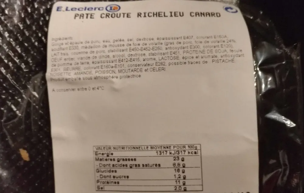 Pâté croute rochelaise canard