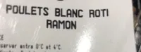 Poulet blanc roti ramon