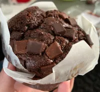 Muffins doubles chocolat décongelés