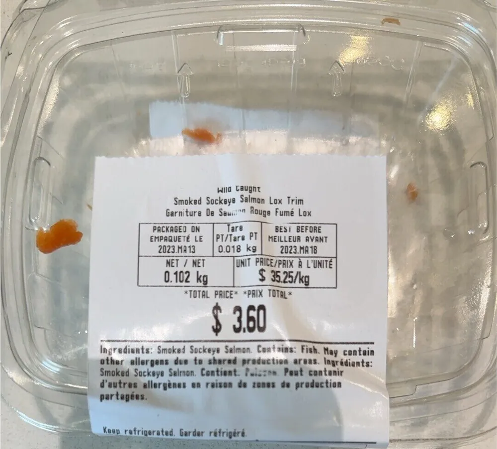 Smoked salmon
